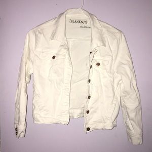 White denim jacket